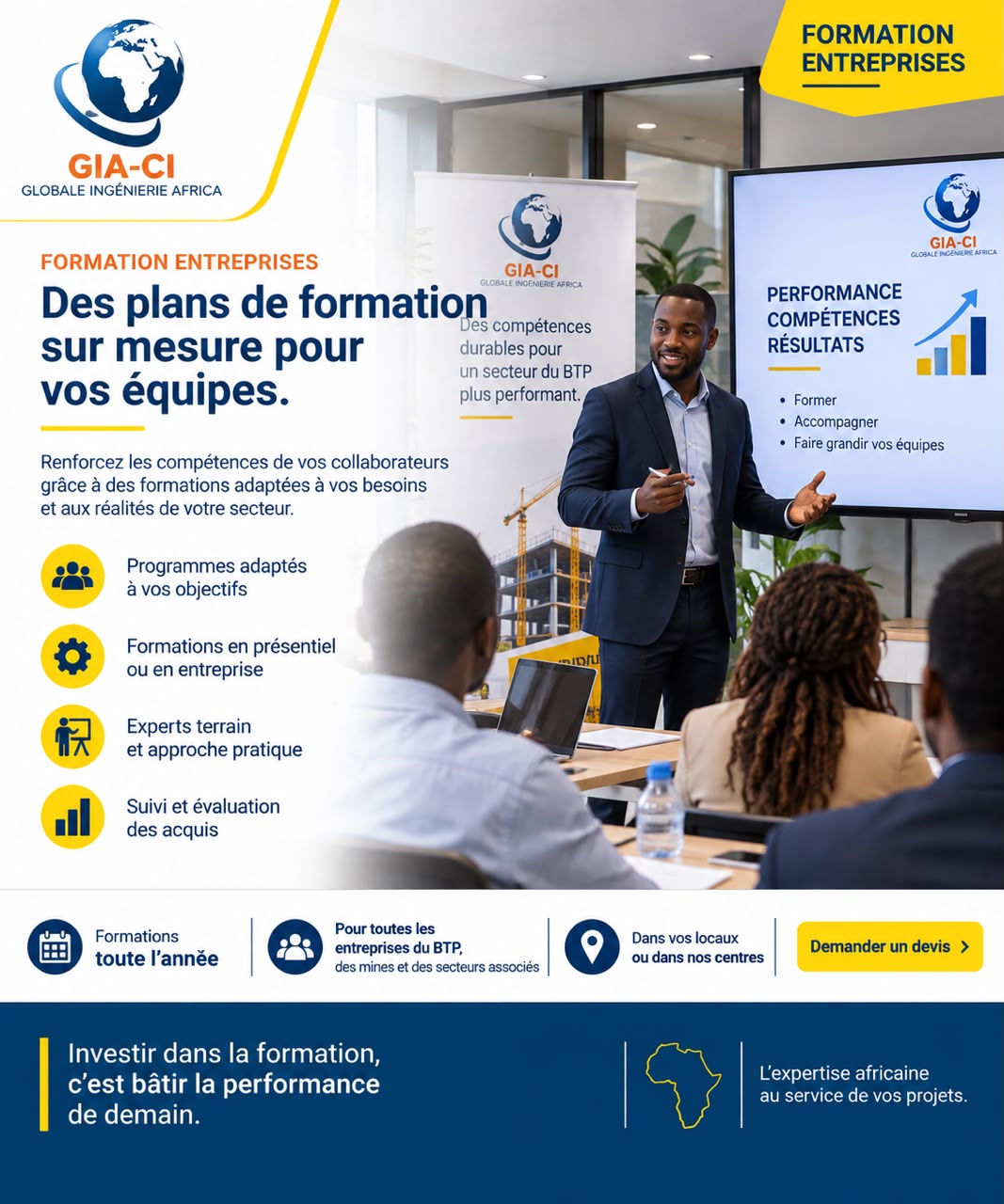 Formation en entreprise — gestion de projet